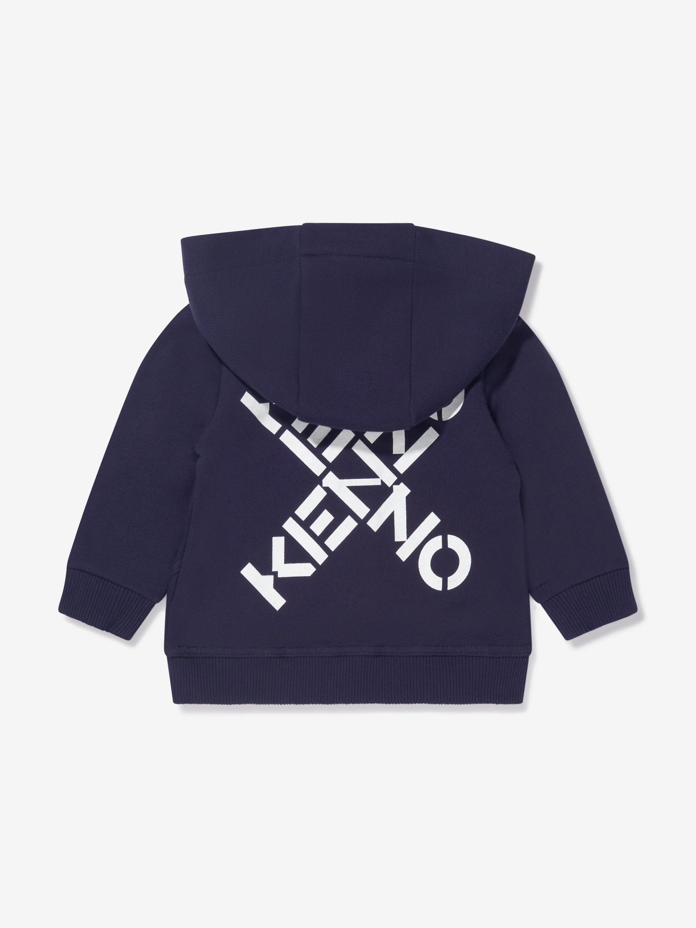 KENZO Baby Boys Cross Logo Zip Up Top