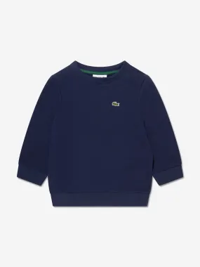 Lacoste Kids Logo Sweatshirt in Navy