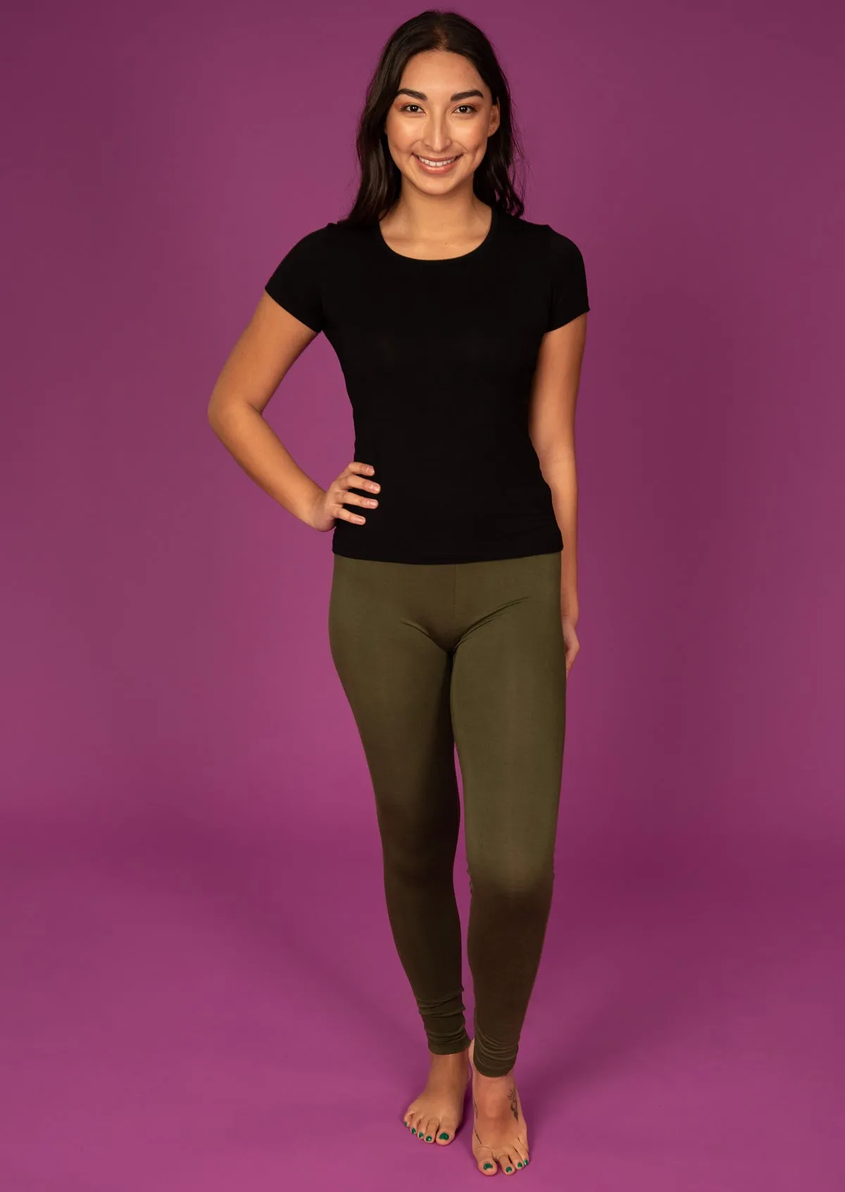 Leggings Olive Green