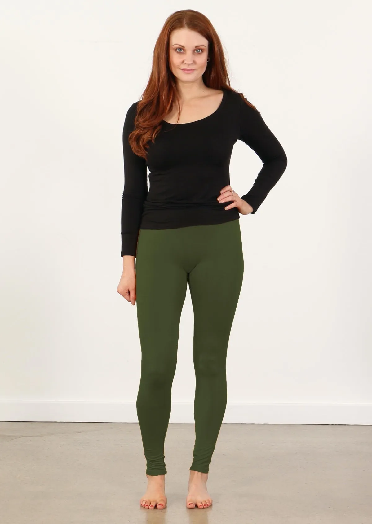 Leggings Olive Green