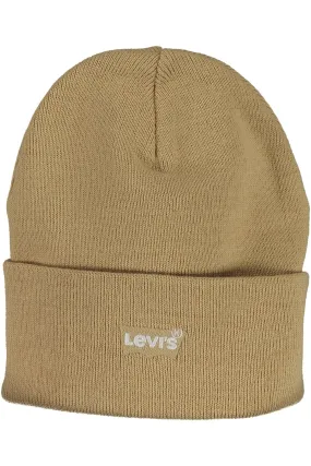 Levi's Beige Acrylic Women Hat