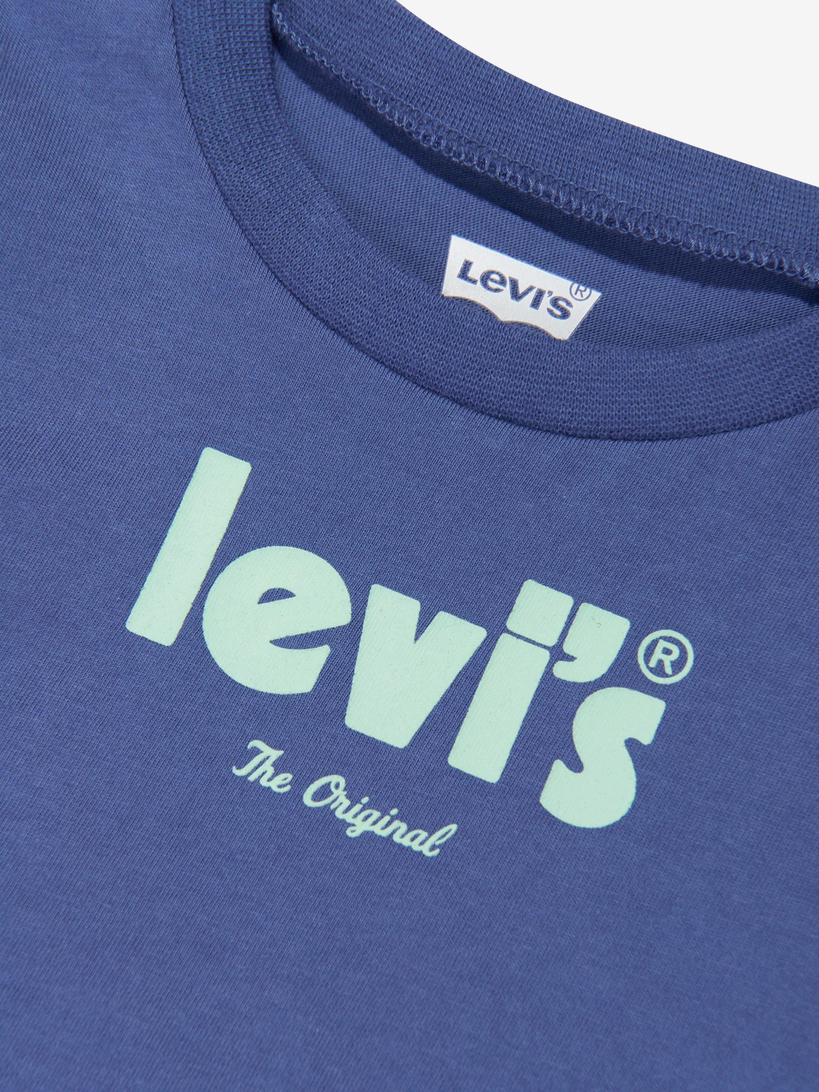 Levi's Wear Baby Boys Poster Logo Original T-Shirt in Blue