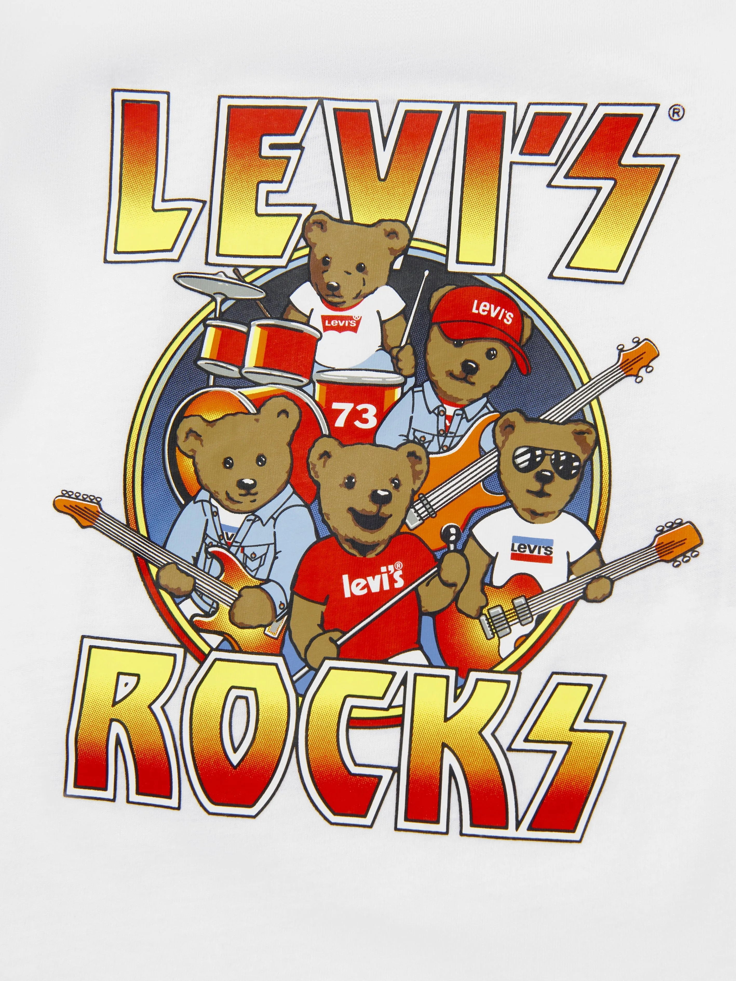 Levi's Wear Baby Boys Rock And Roll T-Shirt in White