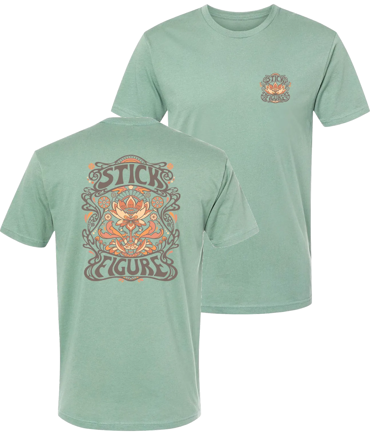 Lotus Groove Tee (Sage)