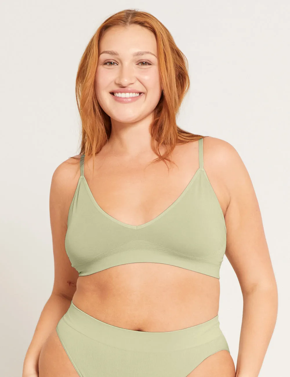 LYOLYTE Triangle Bralette - Sage