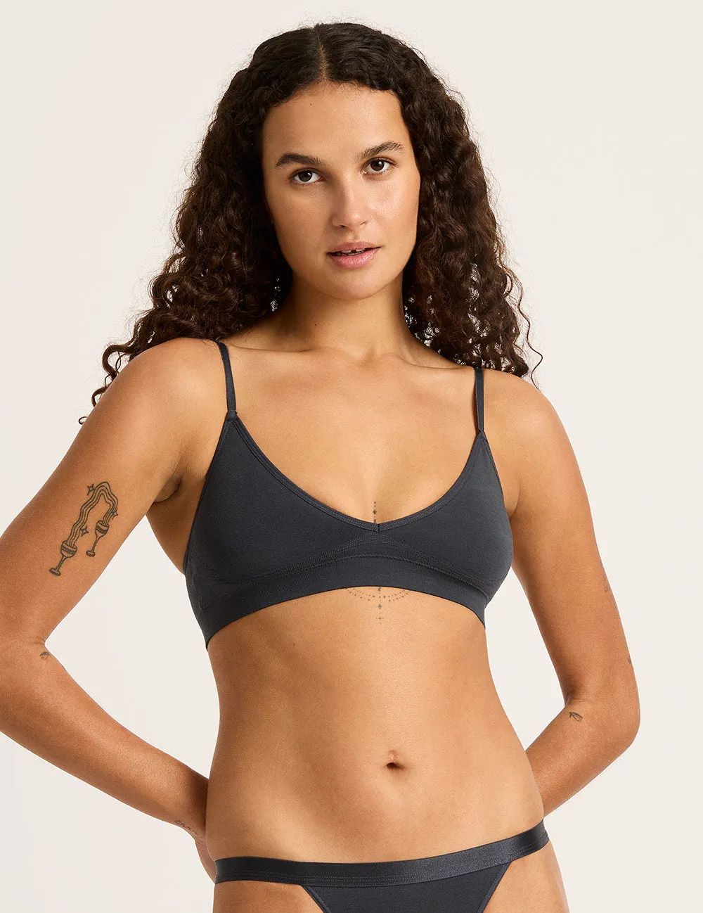 LYOLYTE Triangle Bralette - Storm