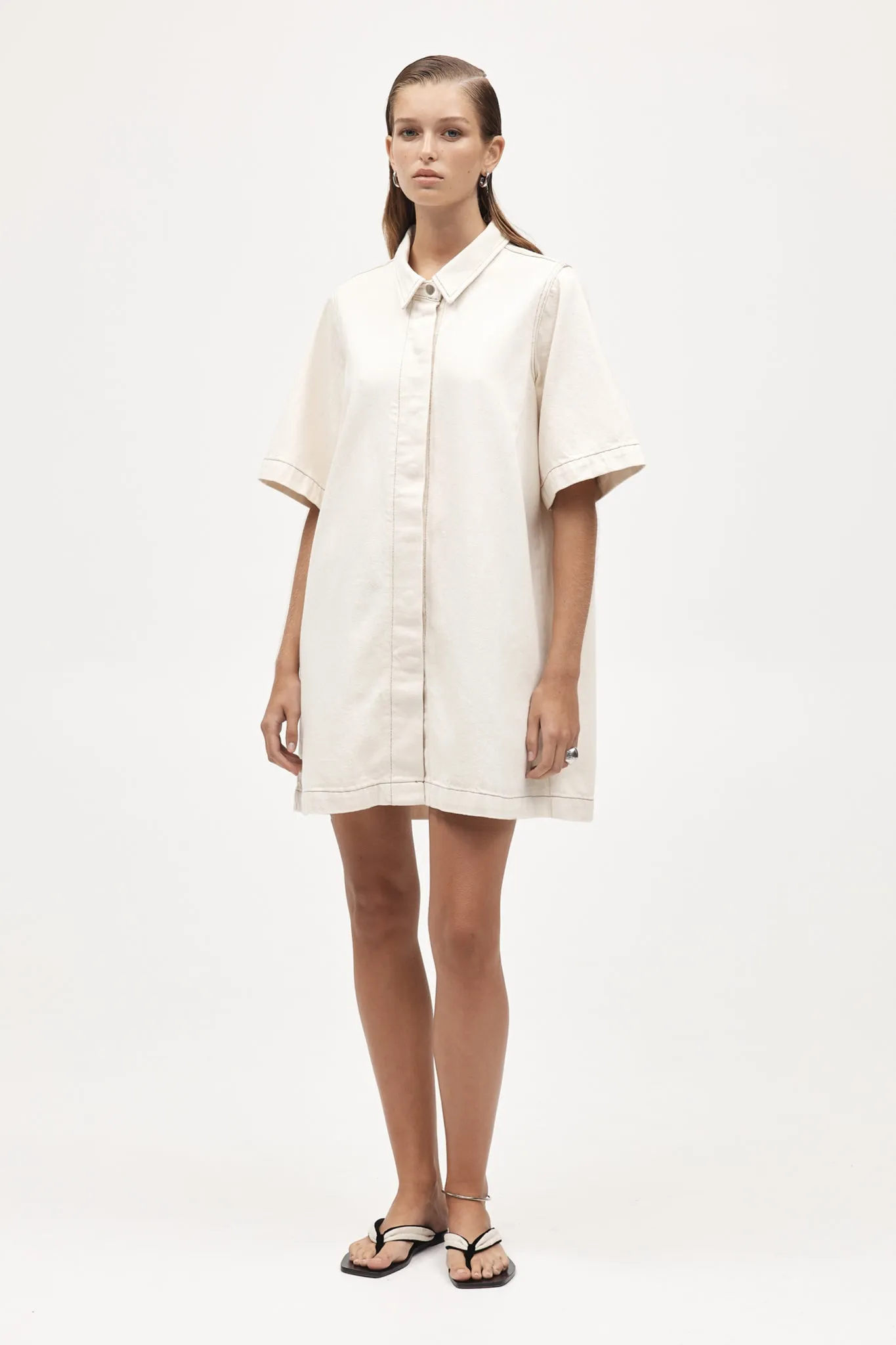 Marle Darla Dress - Organic Cotton - Ecru