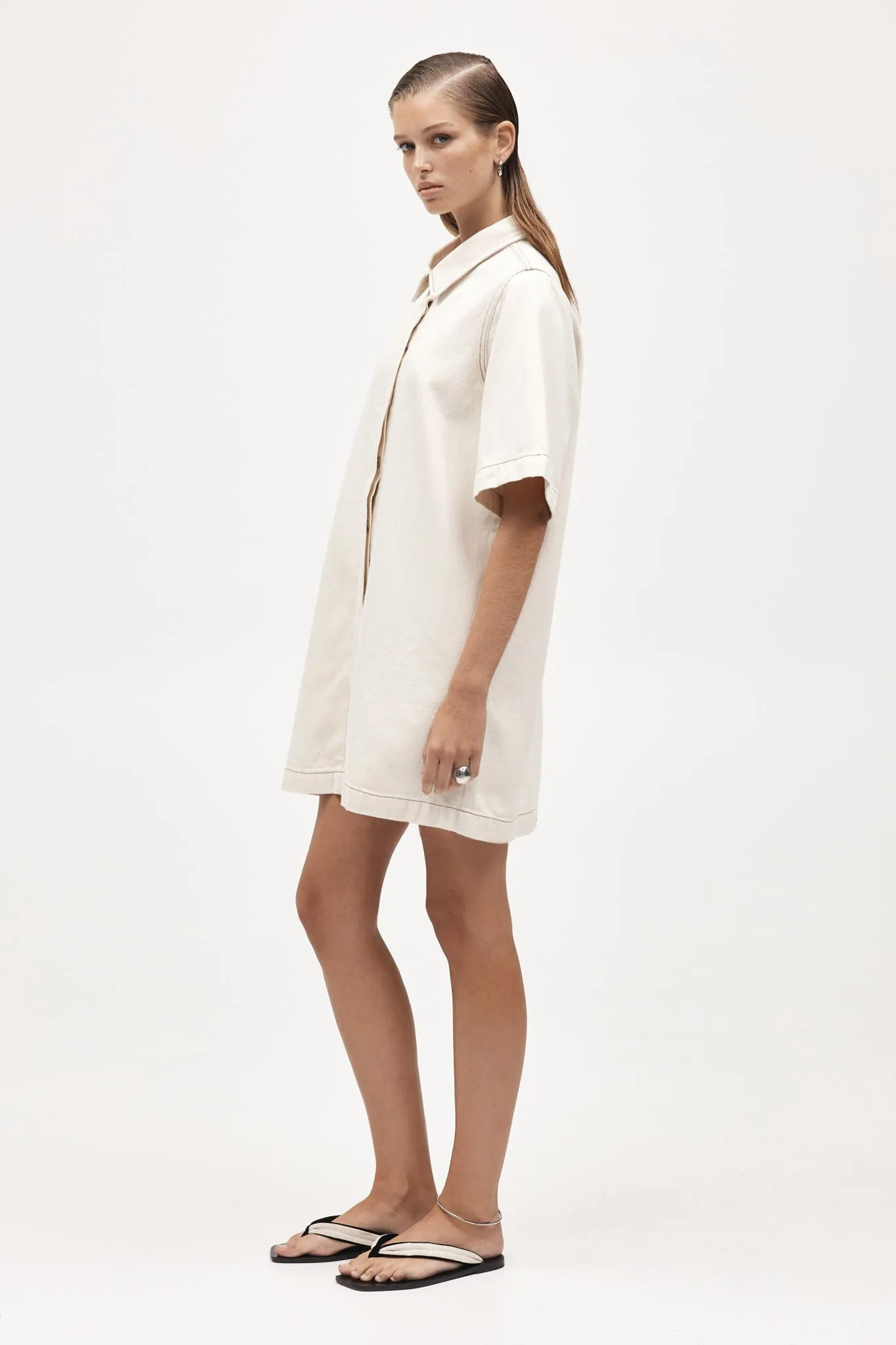 Marle Darla Dress - Organic Cotton - Ecru