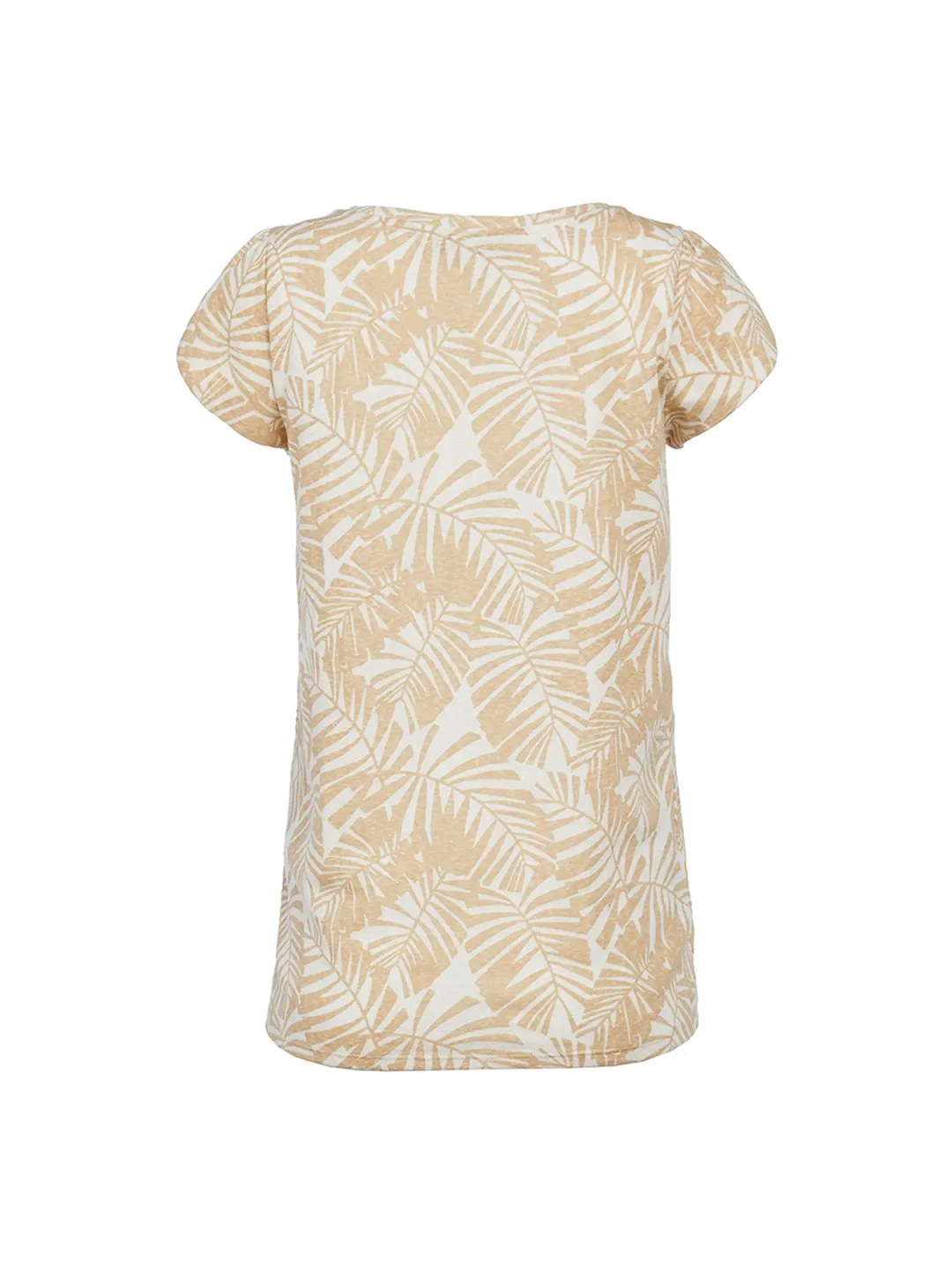 Maternity Palm Petal Sleeve Tee in Whisper White