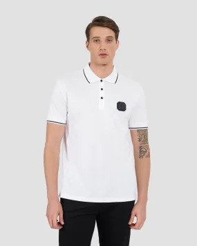 Metal Monogram Patched Polo Shirt