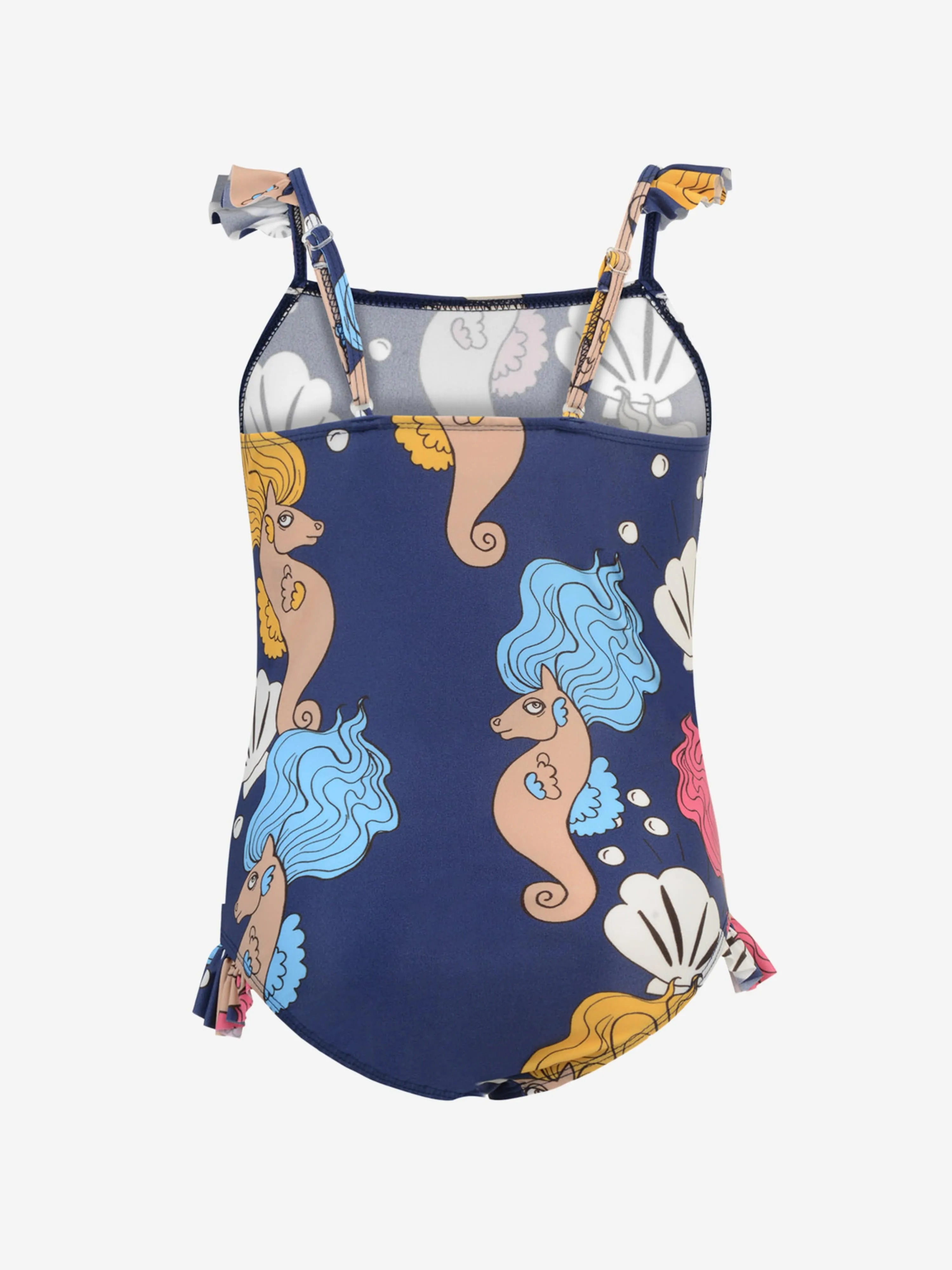 Mini Rodini Girls Seahorse Wing Swimsuit