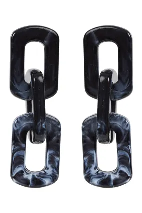 Mohave Link Earring - Carbon