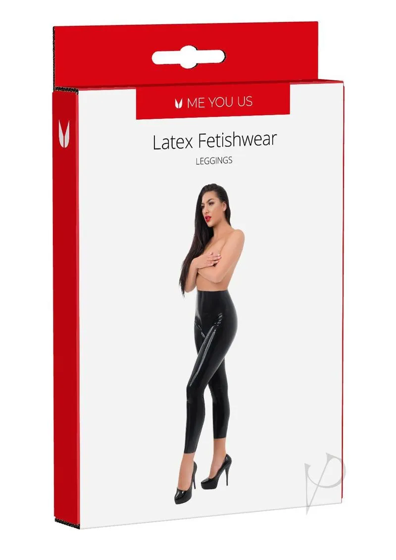 Myu Latex Leggings Sm Black