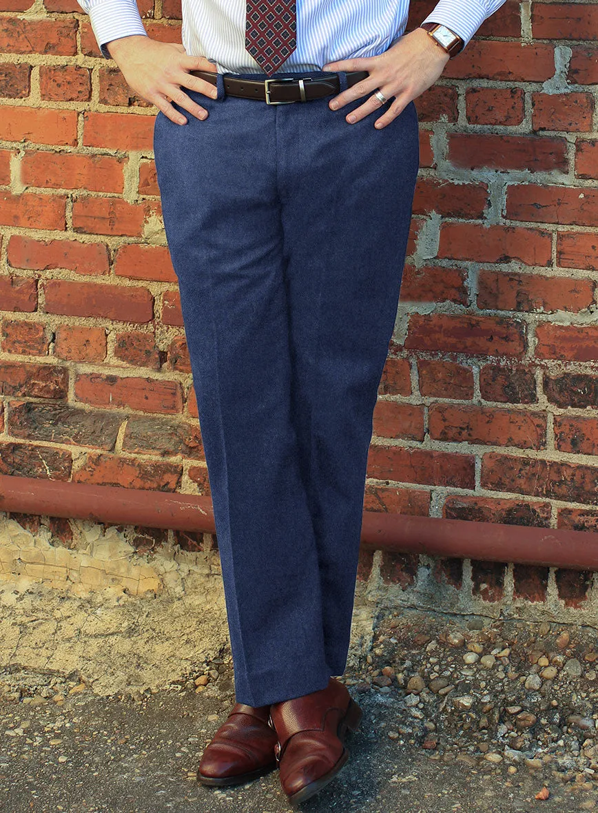 Naples Powder Blue Tweed Pants