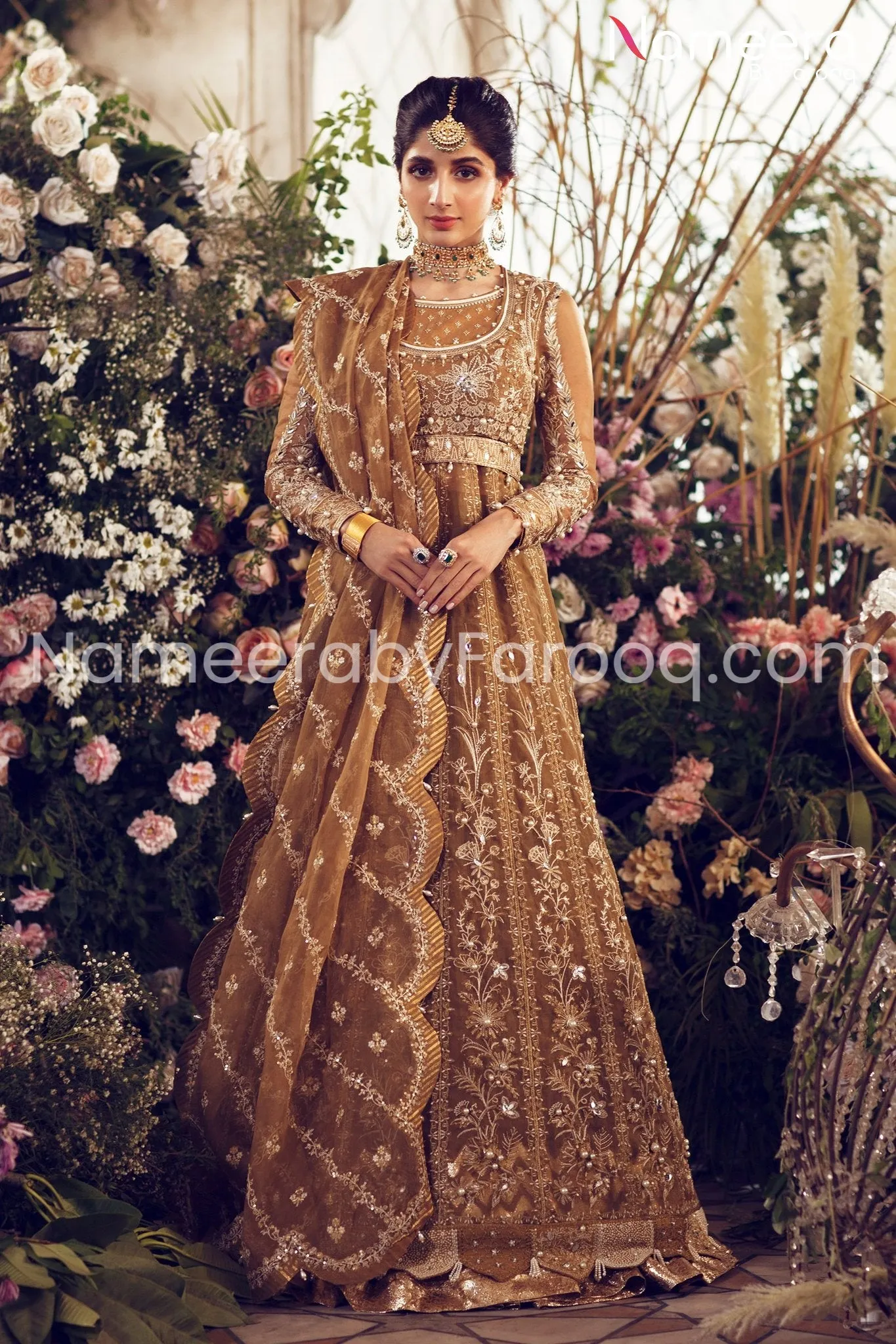 Pakistani Embroidered Classic Royal Frock #PS05
