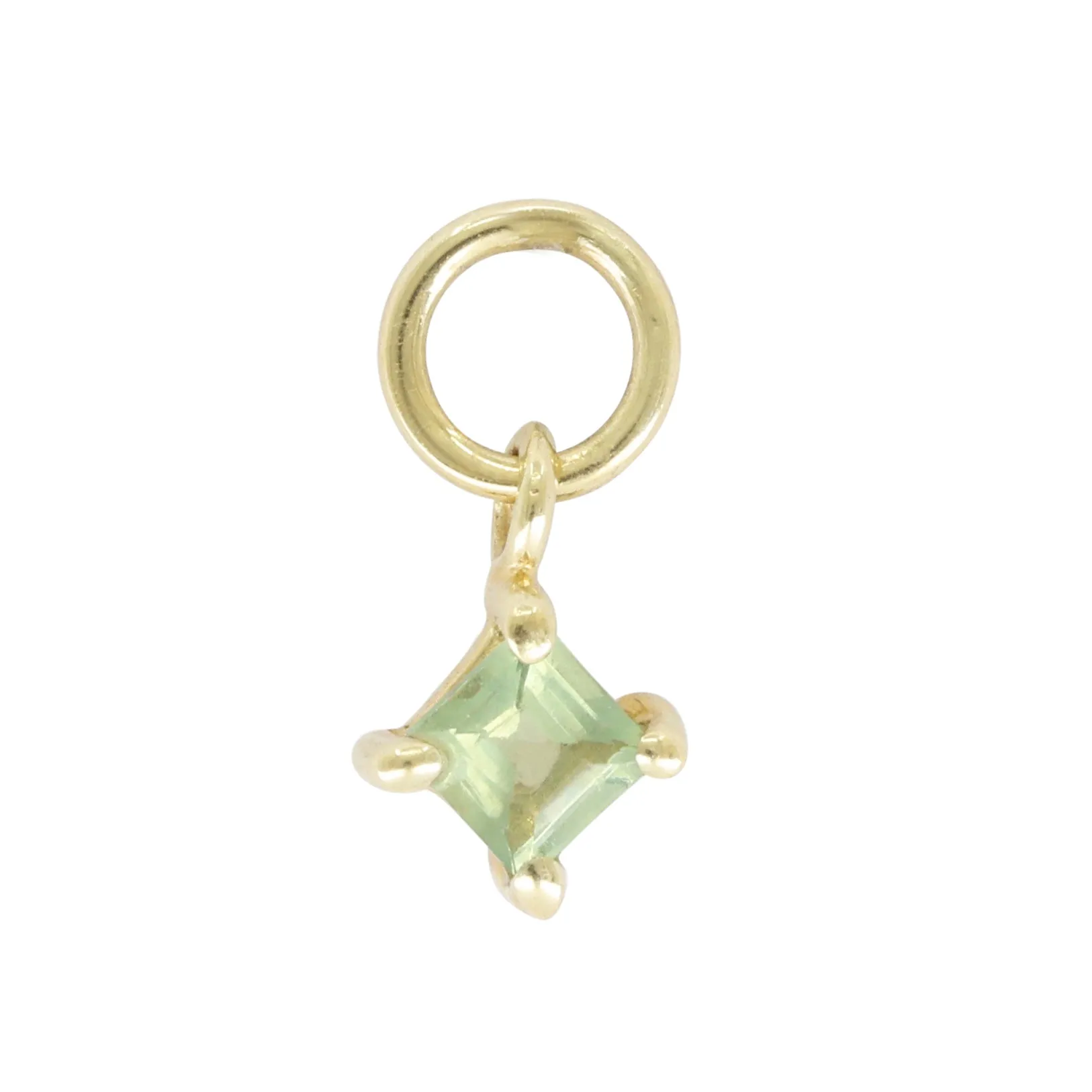 Petite Apatite Gold Charm