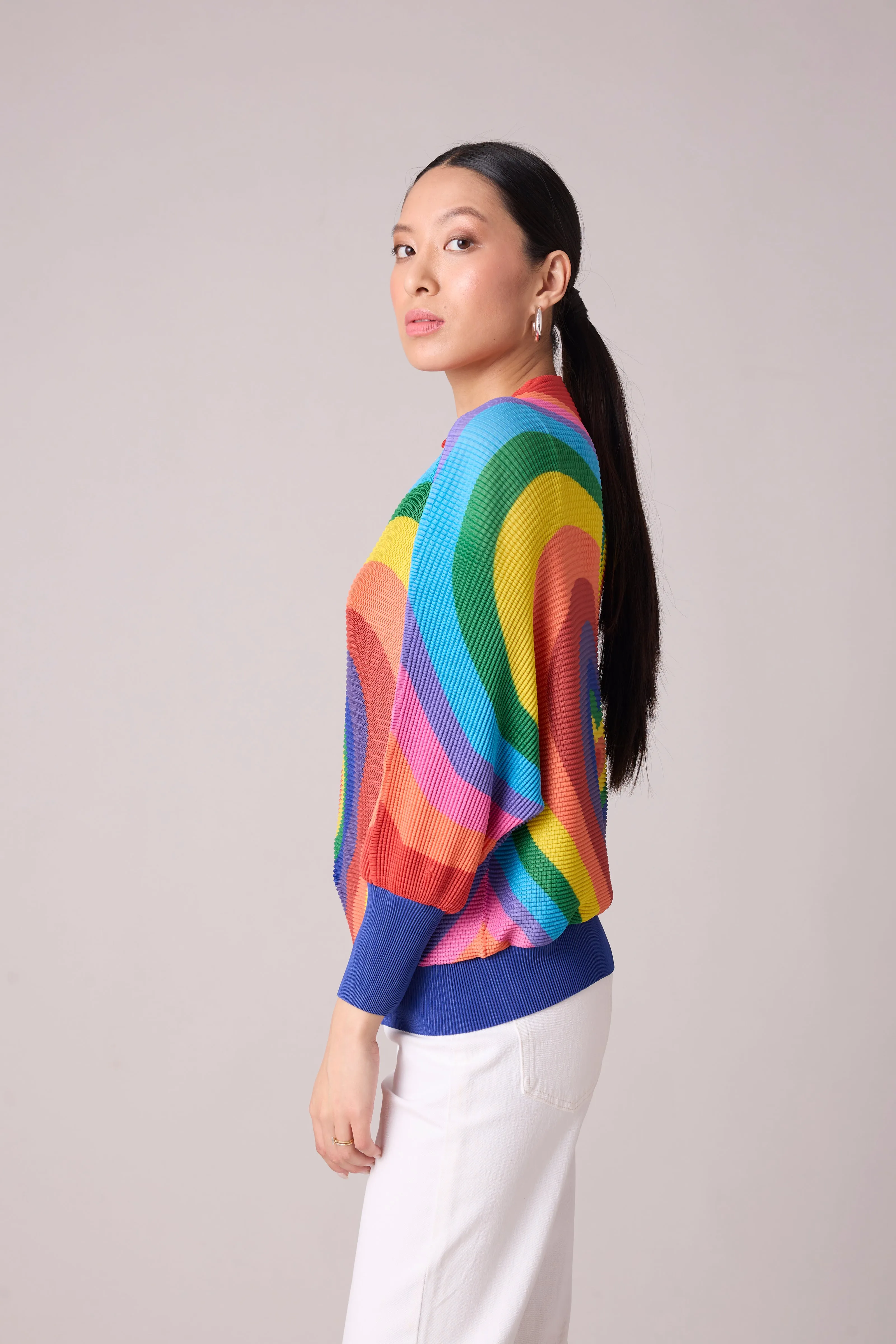 Pixie Heart Print Top - Multicolour