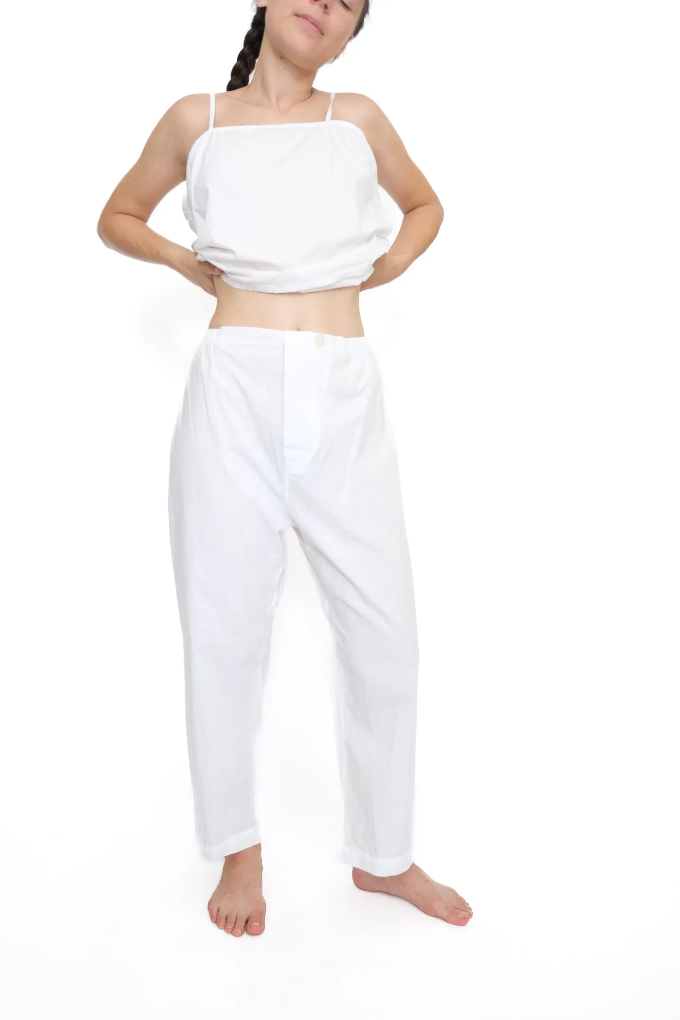 PJ Pants,  White