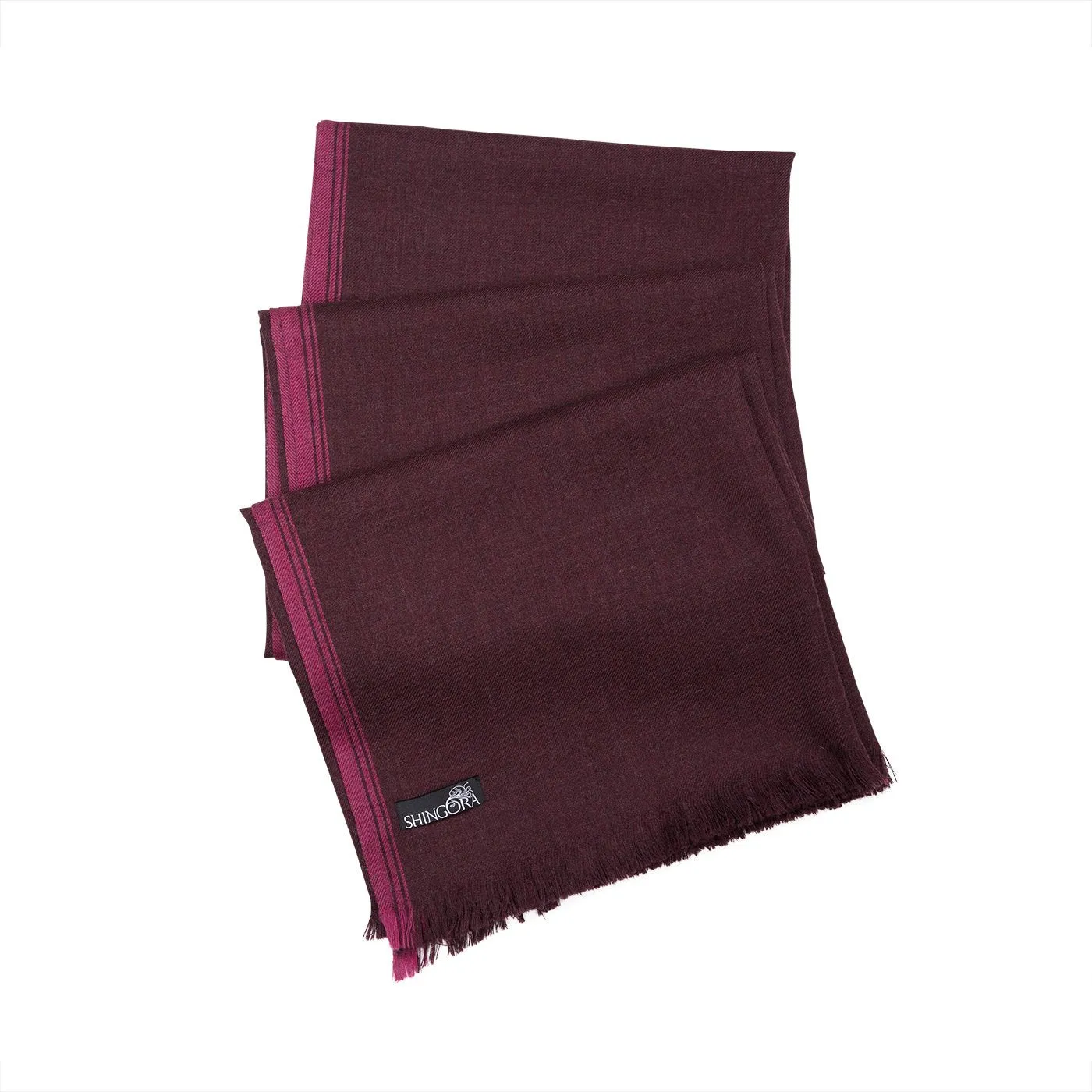 Playful Maroon  Lohi Shawl