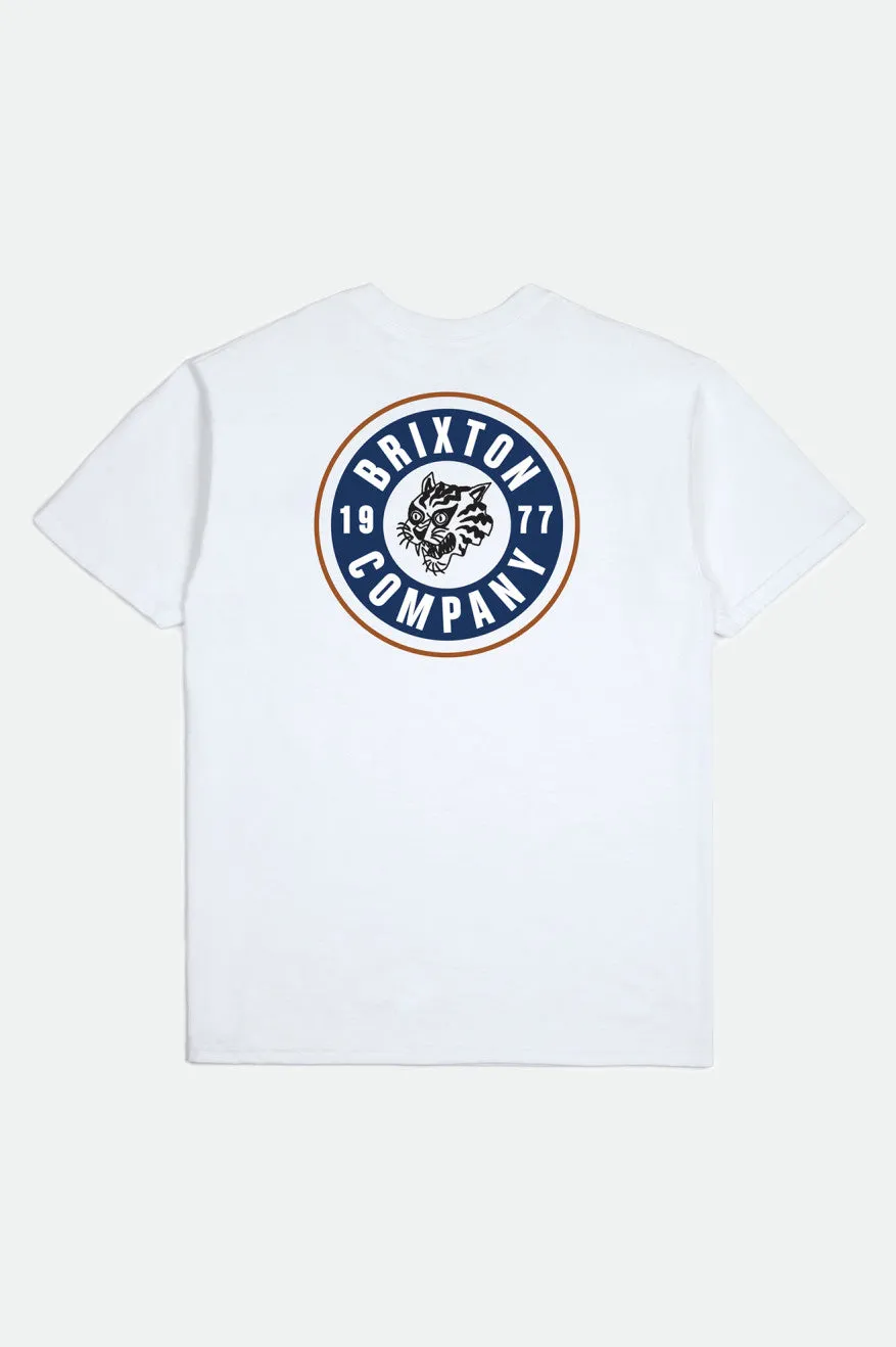 Rage S/S Standard Tee - White/Blue