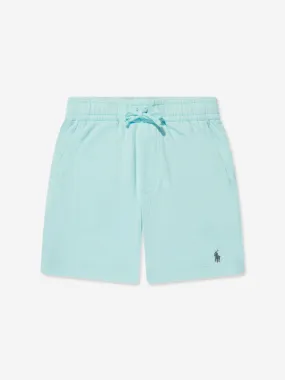 Ralph Lauren Boys Logo Shorts in Aquamarine