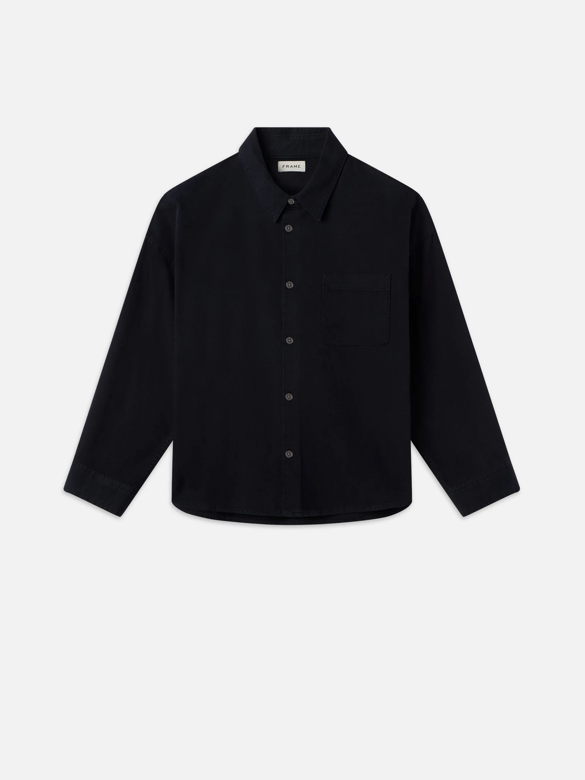 Relaxed Denim Shirt -- Navy