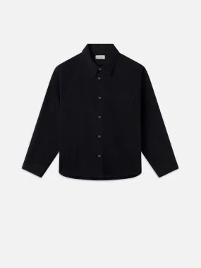 Relaxed Denim Shirt -- Navy