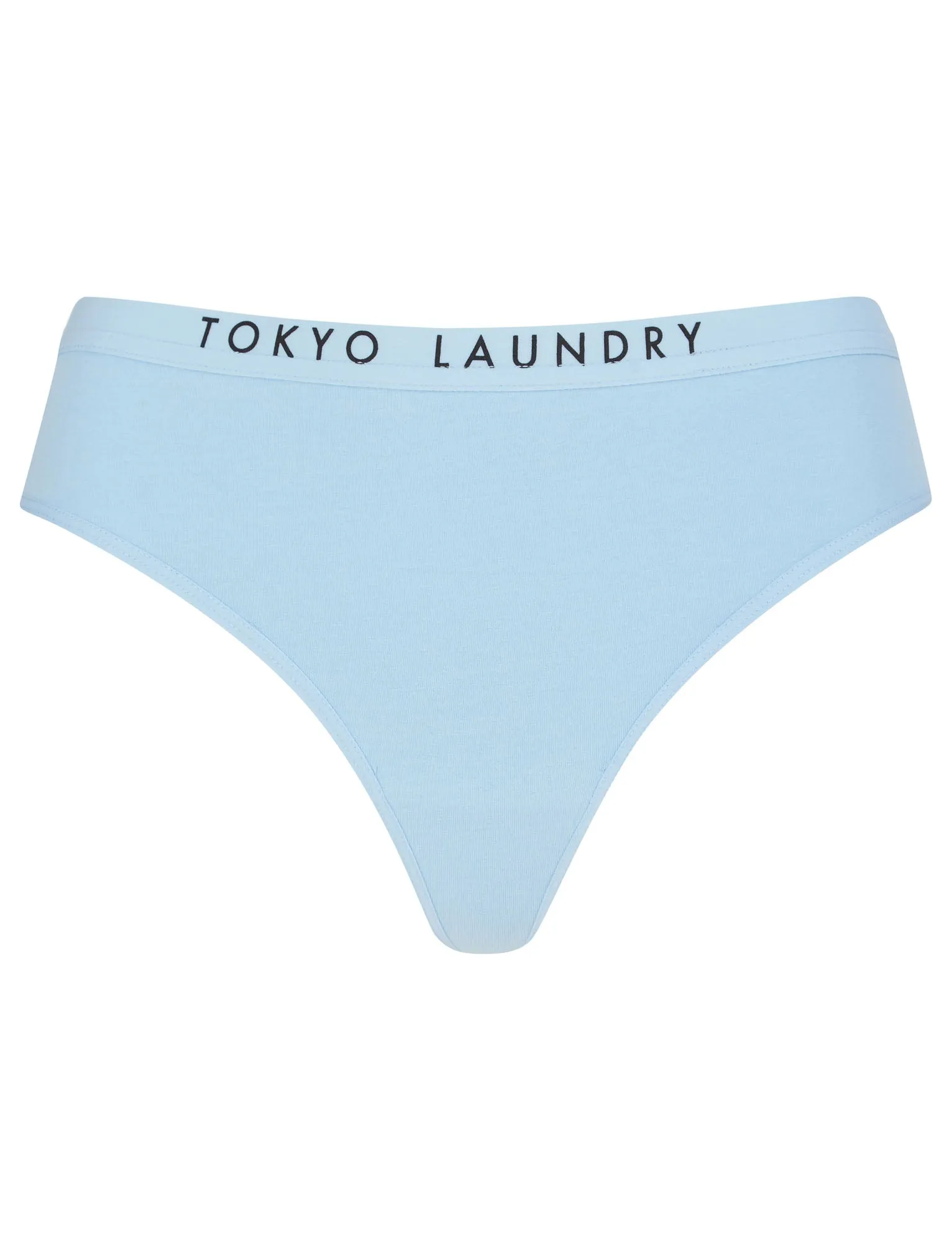 Saint (5 Pack) Cotton Assorted Thongs in Rust / Willow / Dutch Canal / Thunderstorm / Yolk Yellow - Tokyo Laundry