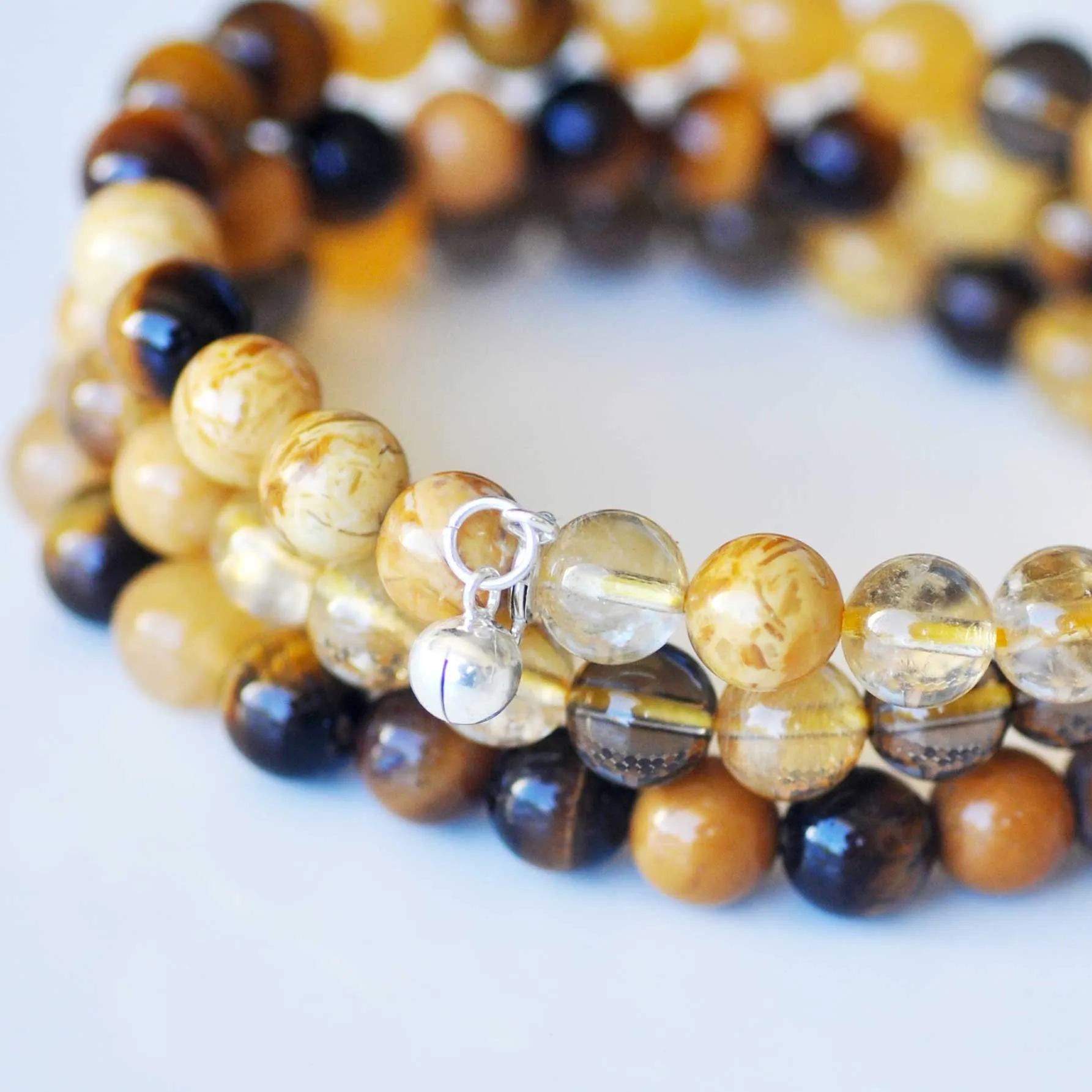 Solar Plexus Chakra Gratitude Bracelet - Abundance & Confidence