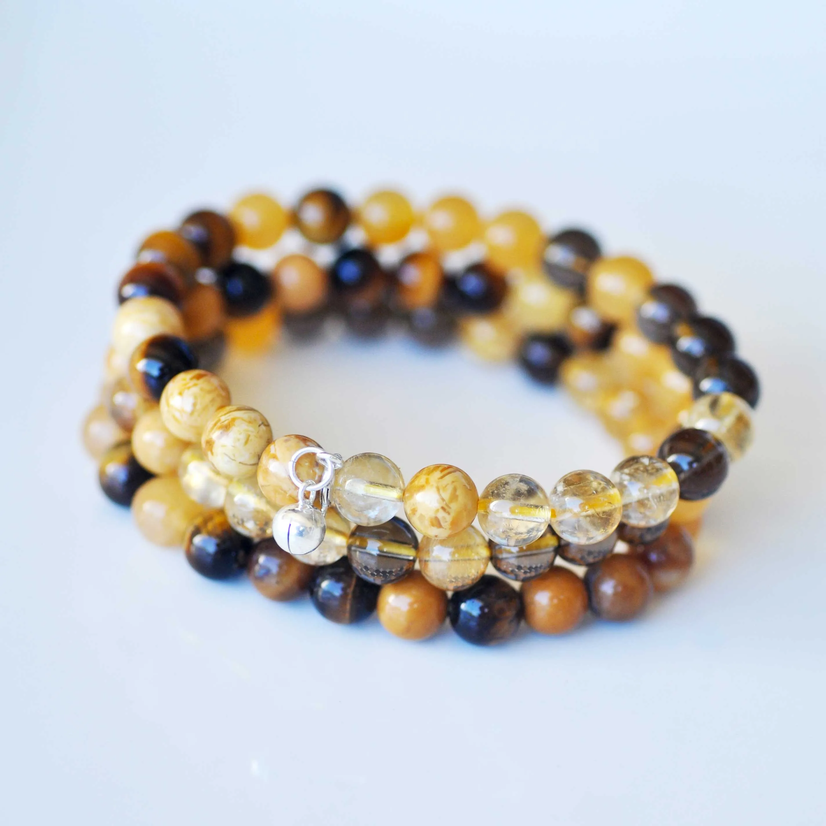 Solar Plexus Chakra Gratitude Bracelet - Abundance & Confidence