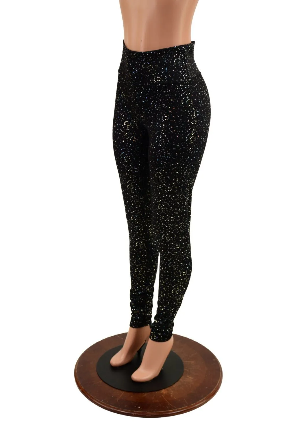 Star Noir High Waist Leggings