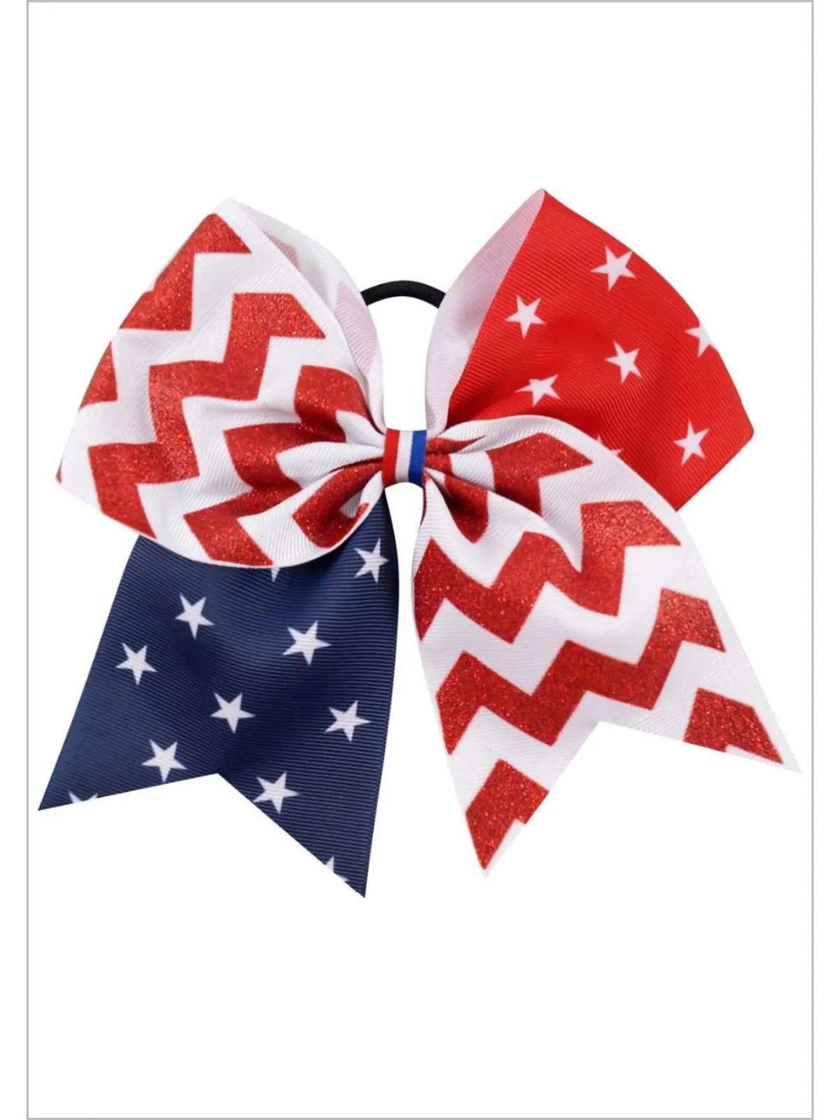 Stars and Stripes Twin Hair Bows