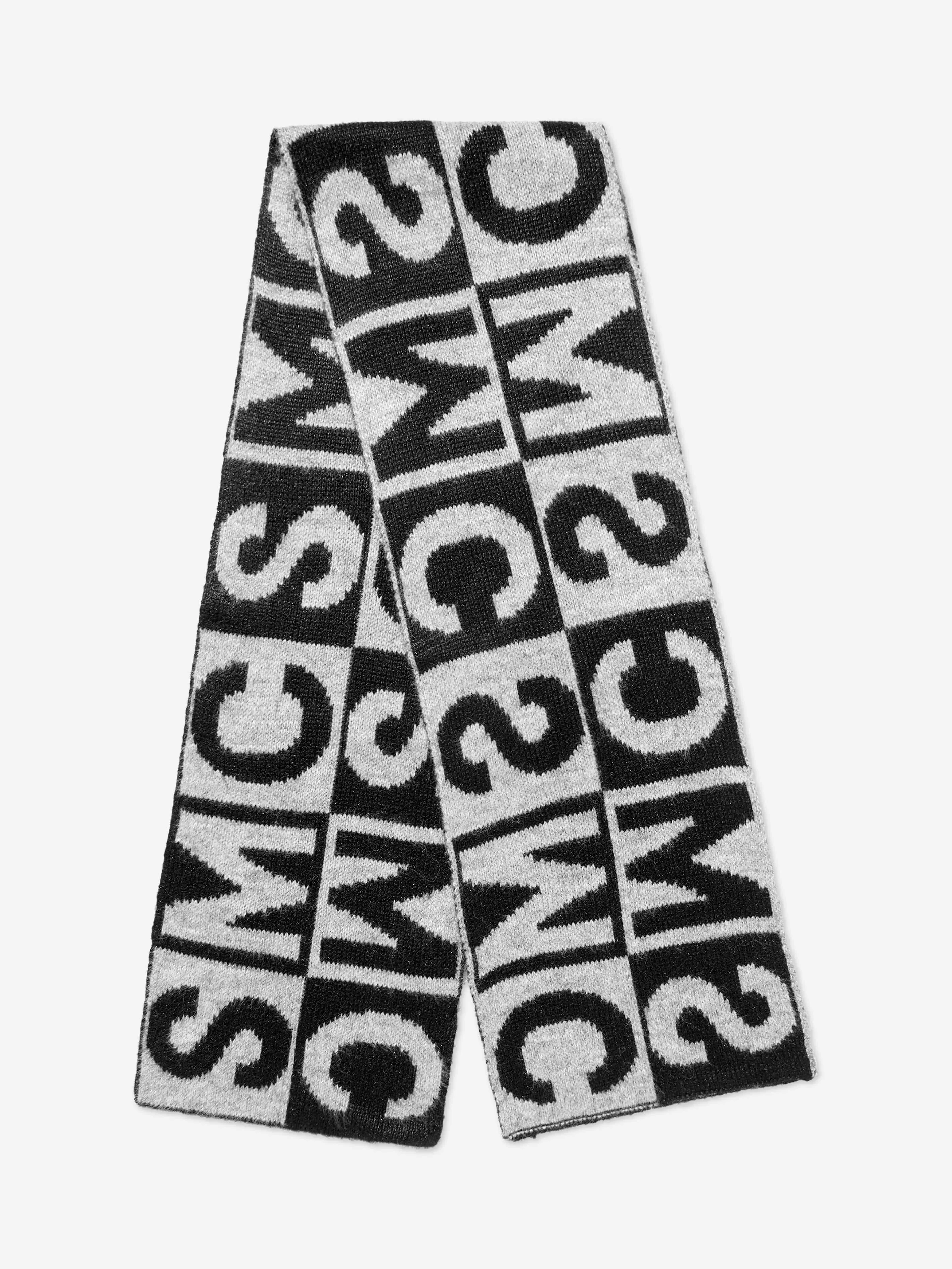 Stella McCartney Kids Logo Scarf in Black