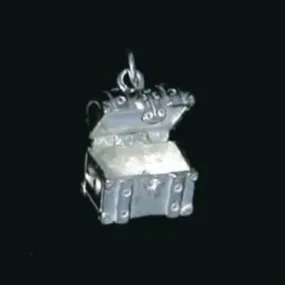 Sterling Silver Treasure Chest Charm