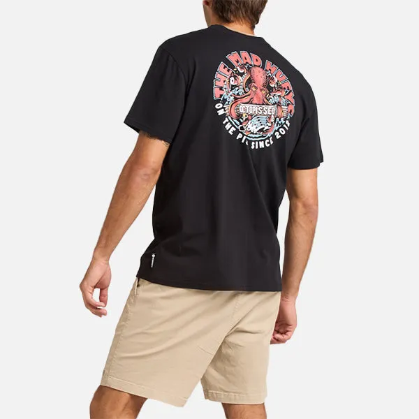 The Mad Hueys Octopissed Tee - Black