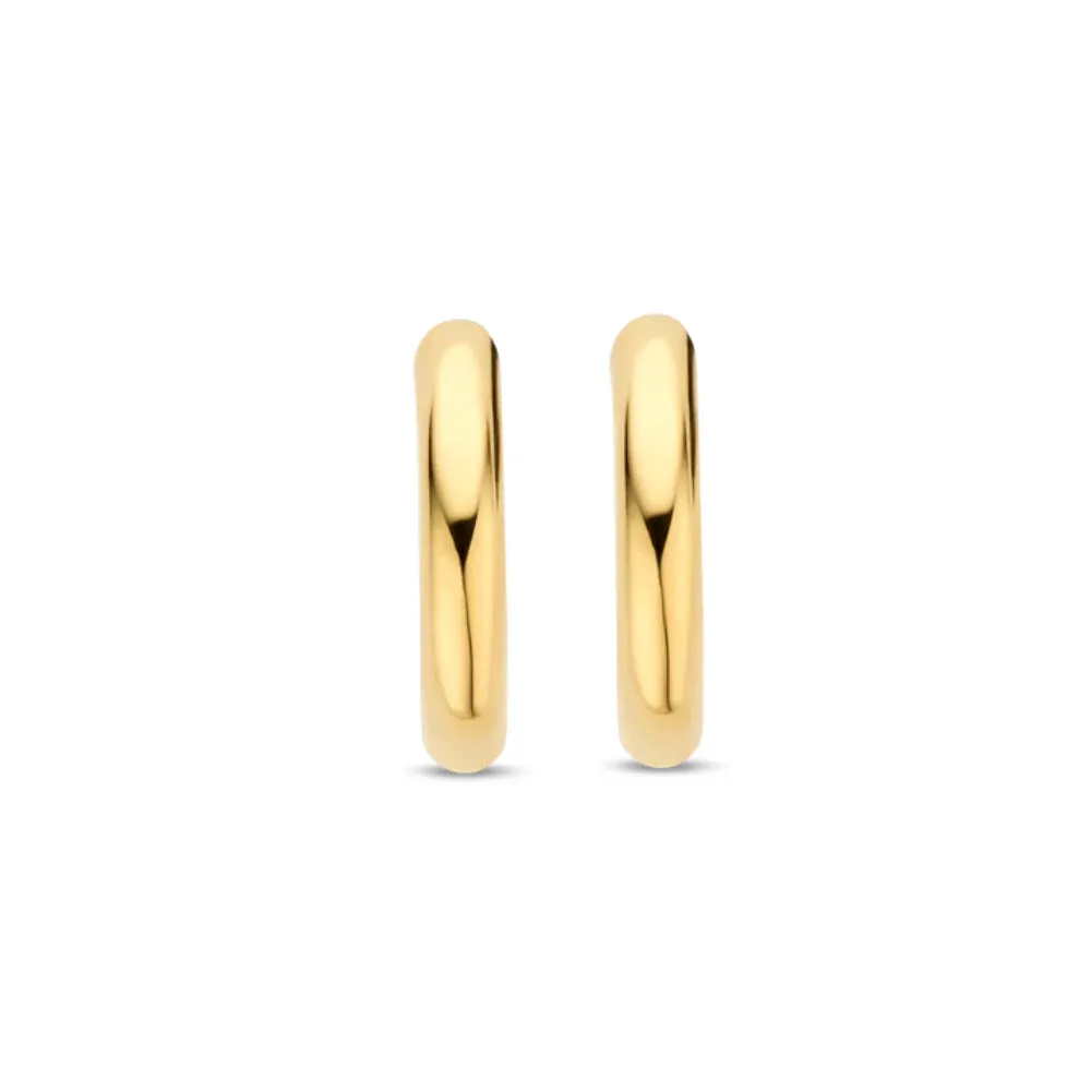 Ti Sento Gold Tone Small Hoop Earrings