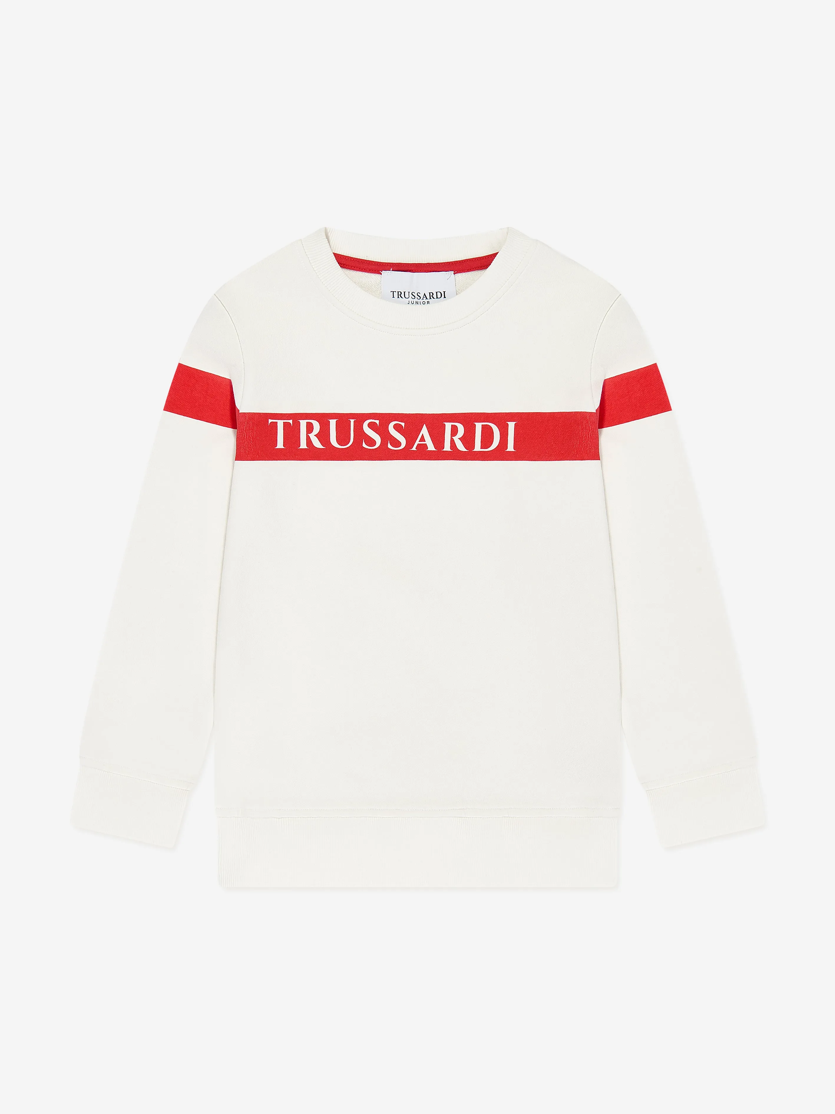 Trussardi Kids Samiel Logo Sweatshirt in White