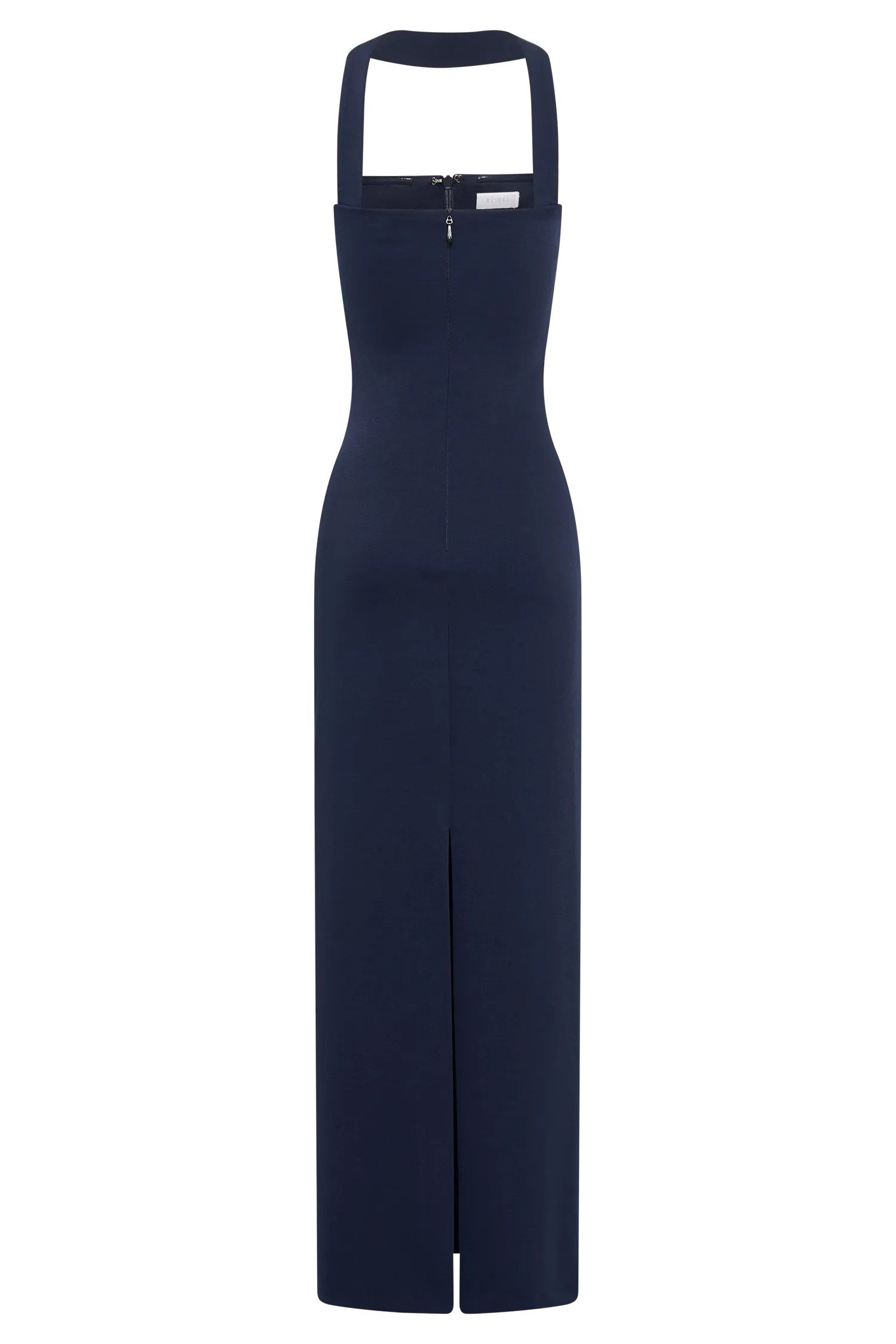 Velma Halter Collar Maxi Dress - Dark Navy