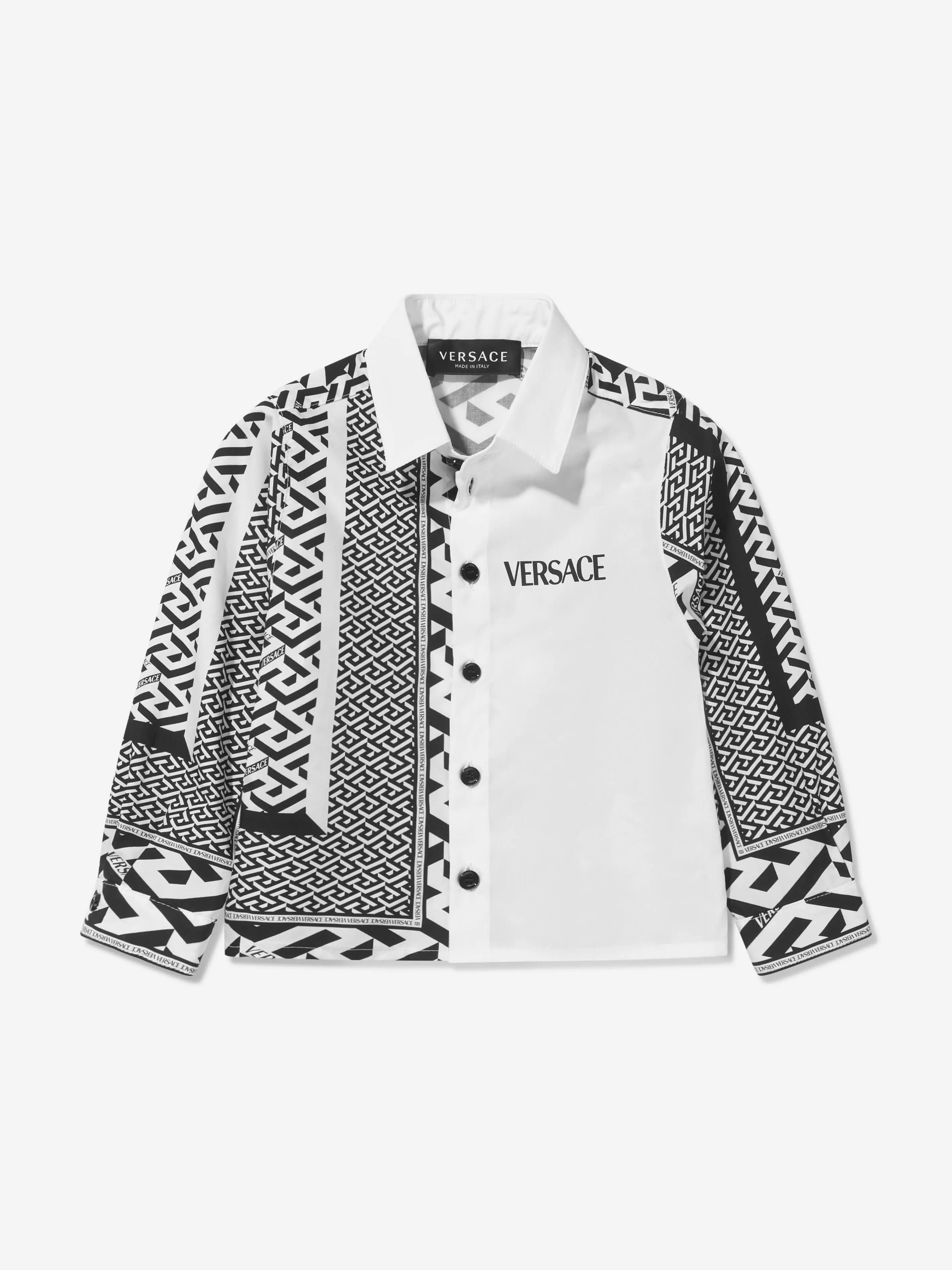 Versace Baby Boys Greca Logo Shirt