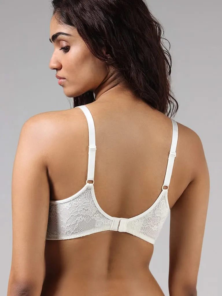 Wunderlove Ivory Lace Cradle Bra